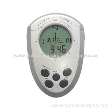 2014 Latest Design Digital Mini Compass with Large LCD Display, OEM Orders Welcomed
